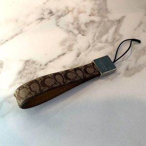 Coach keychain/phone charm